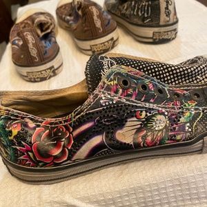 Ed Hardy Slip ons